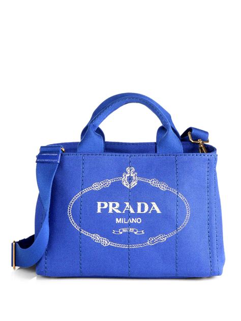 prada canvas tote blue|prada canvas tote bag blue.